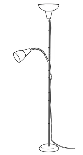 IKEA 30486397 TÅGARP Floor Lamp