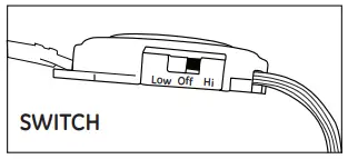 BY JASCO JPY3176 LED Puck Lights User Manual - SWITCH