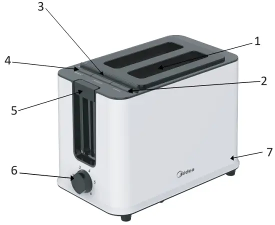 DESCRIPTION OF PARTS