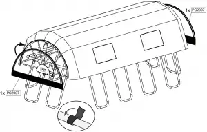 EXIT Swimming Pool Dome - Assamble 10