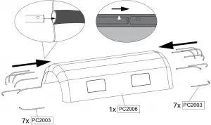 EXIT Swimming Pool Dome - Assamble 8