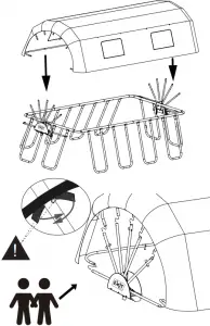 EXIT Swimming Pool Dome - Assamble 9