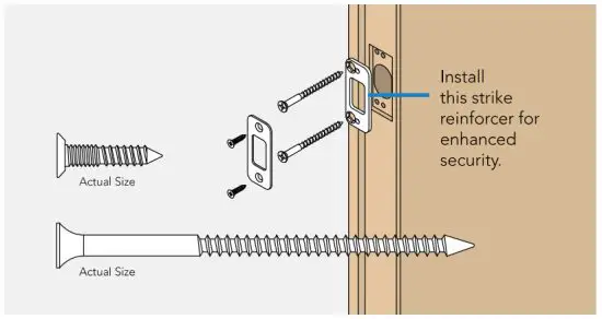 SCHLAGE Encode Smart WiFi Deadbolt - Door Frame