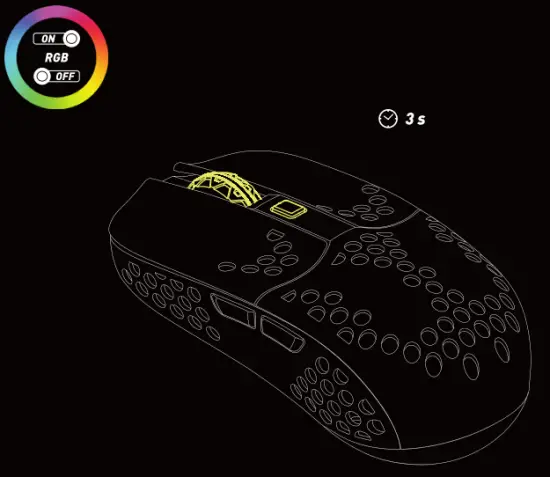 Xtrfy MZ1 Wireless Ultra-Light Gaming Mouse - fig 11