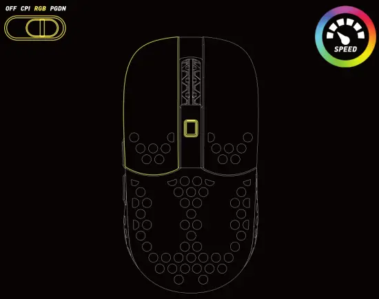 Xtrfy MZ1 Wireless Ultra-Light Gaming Mouse - fig 12
