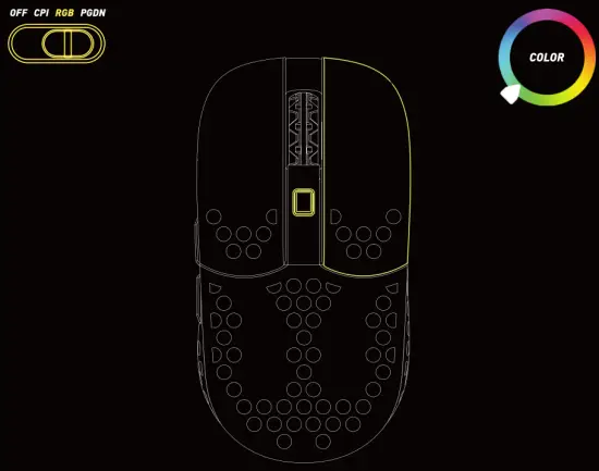 Xtrfy MZ1 Wireless Ultra-Light Gaming Mouse - fig13