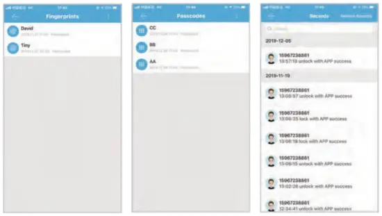 Zhejiang Xinnian Technology S1 Smart Lock - app7