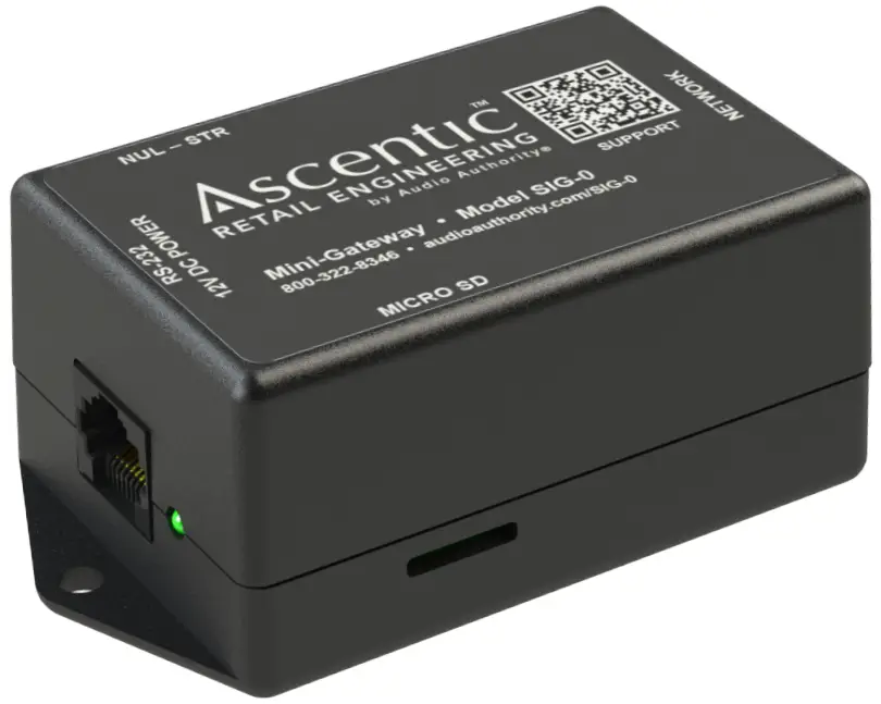 Ascentic SIG 0 Communication Bridge Network Adapter
