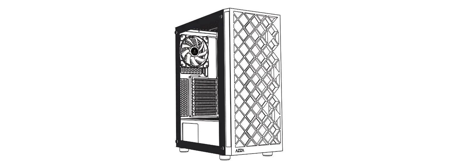 Azza Csaz-280w Spectra Atx Glass Chassis User Manual Azza Csaz-280w Spectra Atx Glass Chassis User Manual