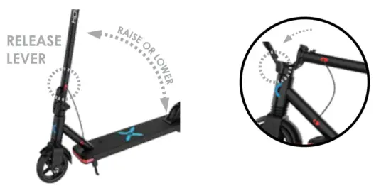 HOVER-1 H1 HLNR Highlander Foldable Electric Scooter - Fig