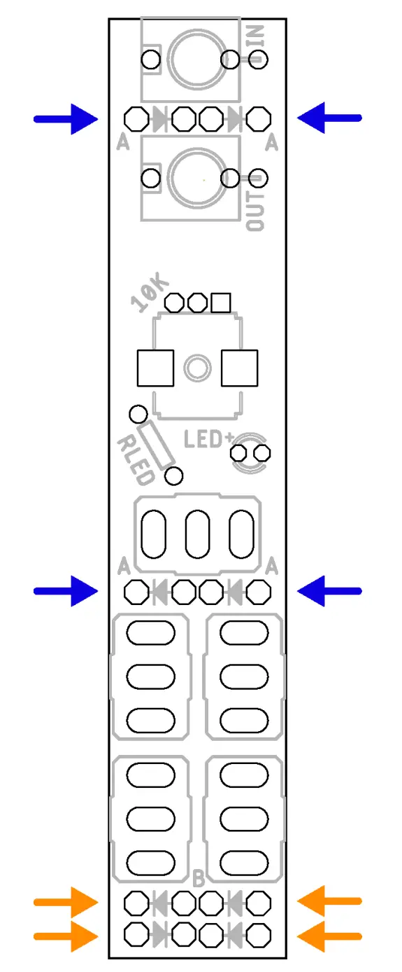 XOXO MODULAR Five Finger Fuzz Passive Diode Fuzz Eurorack Module - fig 5