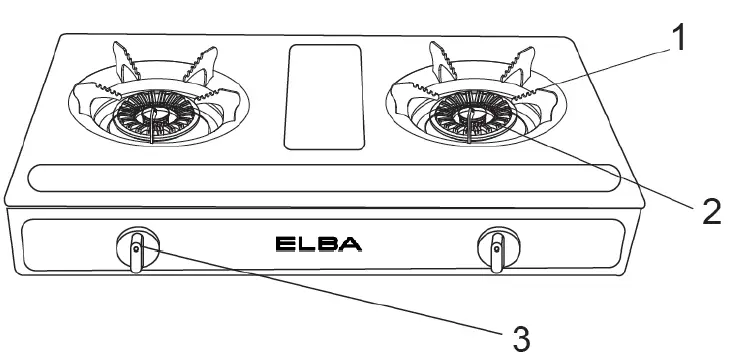 ELBA EGS-M6992(SS)-GAS-STOVE-fig 3