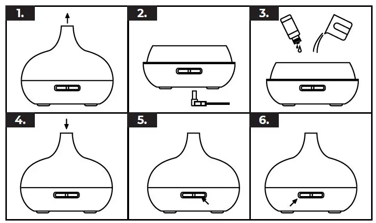 lifegoods LG850 Aroma Diffuser FIG 1