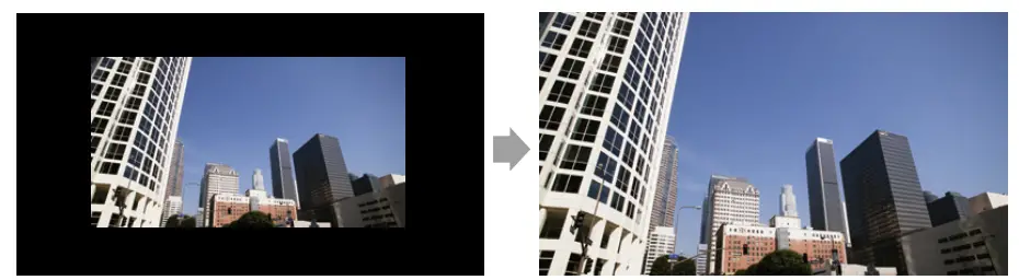 Adjust the picture size