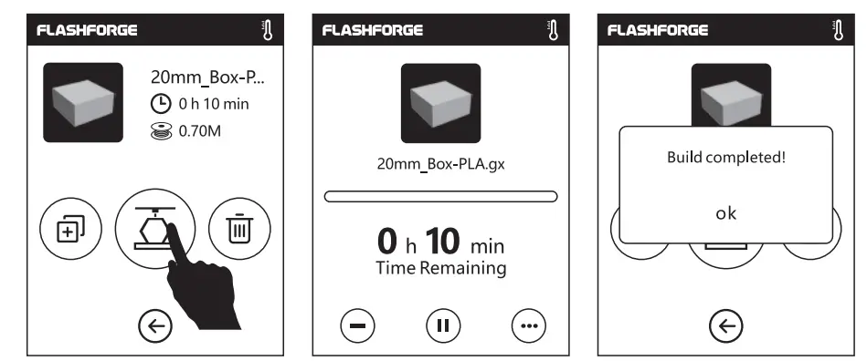 FLASHFORGE Adventurer 3 V2 3D Printer - First Print 2
