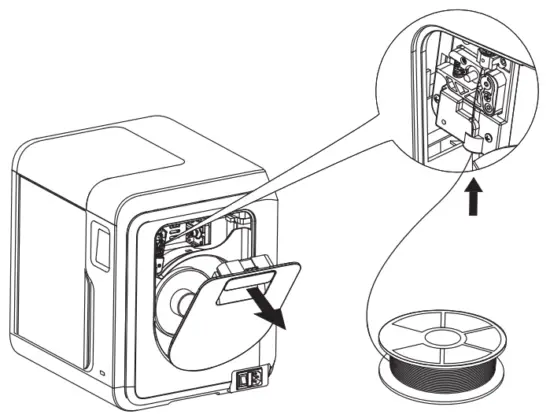 FLASHFORGE Adventurer 3 V2 3D Printer - filament 2
