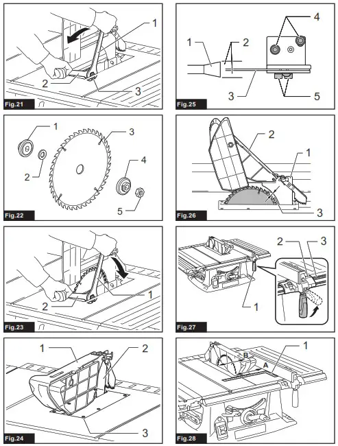 Makita MLT100N Table Saw - overview 5