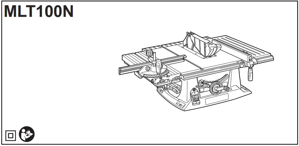 Makita MLT100N Table Saw - overview