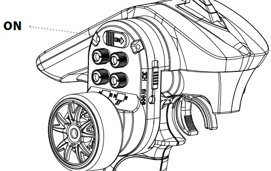 TURN ON THE RC SYSTEM