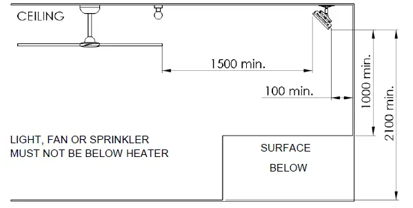 HEATSTRIP TF2200RB Alfresco Radiant Electric Heater fig 6