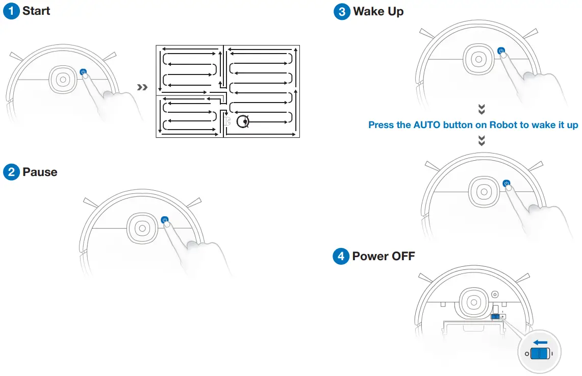 yeedi 2 Hybrid Robotic Vacuum Cleaner - Programming