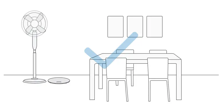 yeedi 2 Hybrid Robotic Vacuum Cleaner - putting