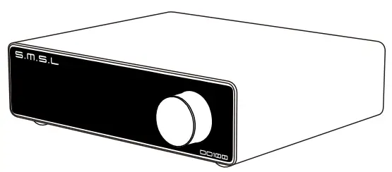 SMSL DO100 High-Resolution Balanced Audio Decoder with Remote Control-fig1