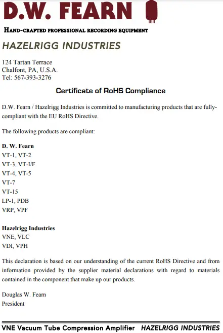 VNE Vacuum Tube Compression Amplifier-fig2