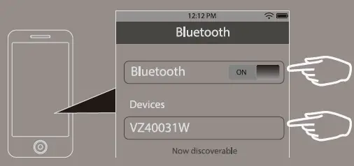 VIVITAR VZ40031W true wireless Bluetooth earphones FIG 6