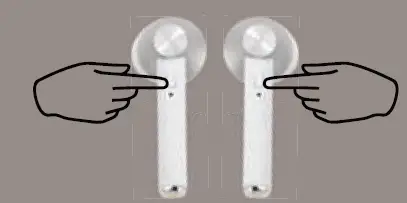 VIVITAR VZ40031W true wireless Bluetooth earphones FIG 7