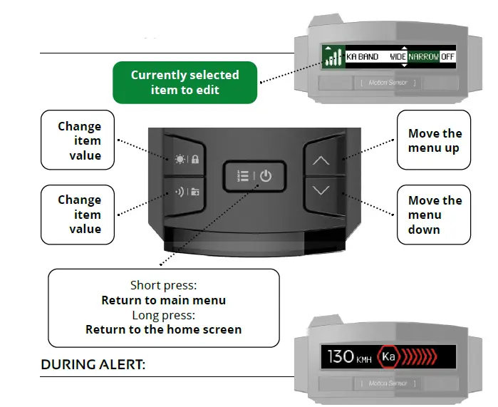 GENEVO RW10022 Max Radar Detector FIG 5