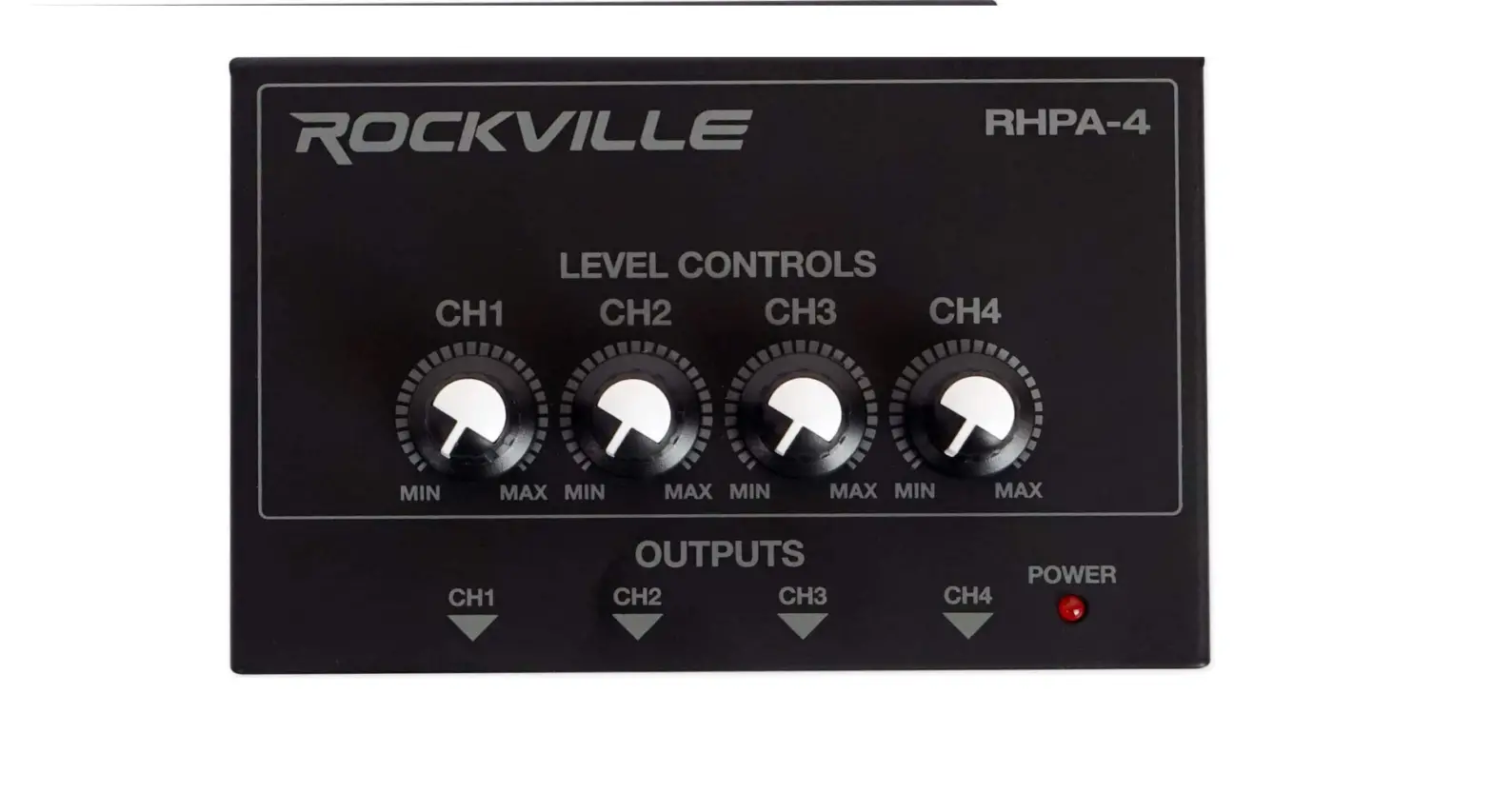 Rockville Rhpa4 4 Channel Professional Headphone Amplifier-complete Featues/user Guide Rockville Rhpa4 4 Channel Professional Headphone Amplifier-complete Featues/user Guide