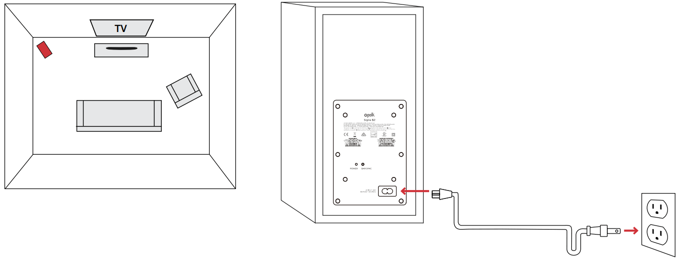 polk S2 Signa Universal Sound Bar & Wireless Subwoofer - FIG 6