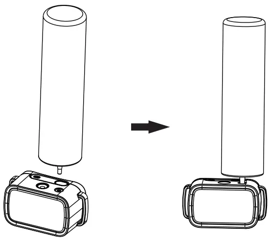 Receiver with Citronella Refill