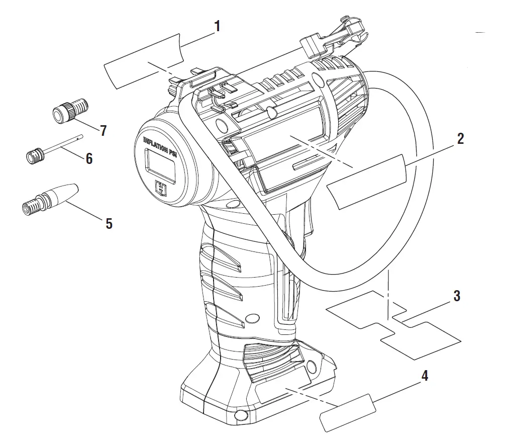 HART HPIF01 20 Volt Pistol Grip Inflator fig 1