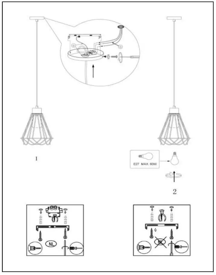 LUCIDE-78385-KYARA-Pendant-Light-Instruction-FIG-2