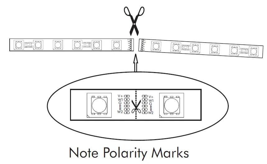 LED WORLD FA60M50-5M-24V-RGBCCT RGB+CCT LED Flex Strips 02