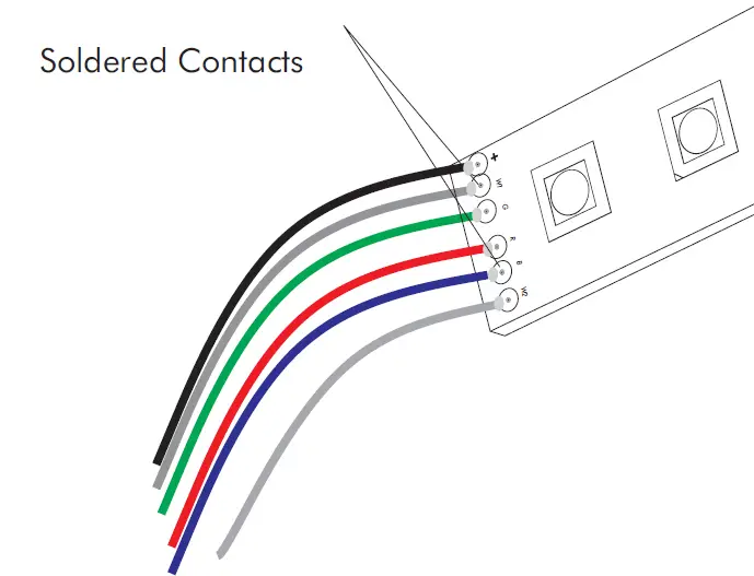 LED WORLD FA60M50-5M-24V-RGBCCT RGB+CCT LED Flex Strips 10