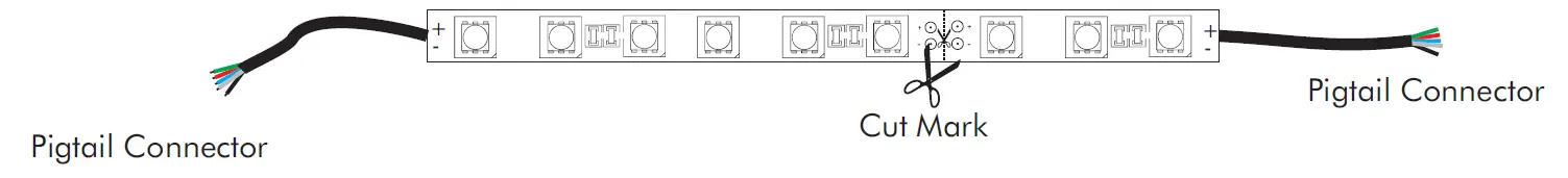 LED WORLD FA60M50-5M-24V-RGBCCT RGB+CCT LED Flex Strips 11