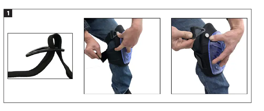 BLUEWEAR 003624 Knee Pads Instruction fig 1
