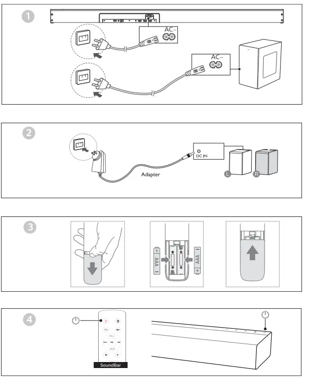 PHILIPS TAB8967 5.1.2 Channel Soundbar with Wireless Subwoofer-8