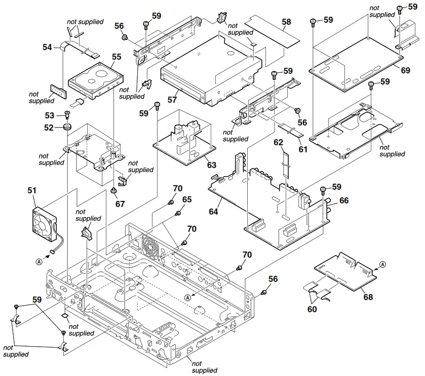 SONY RDR HX710 DVD and Harddisk Recorder - CHASSIS SECTION