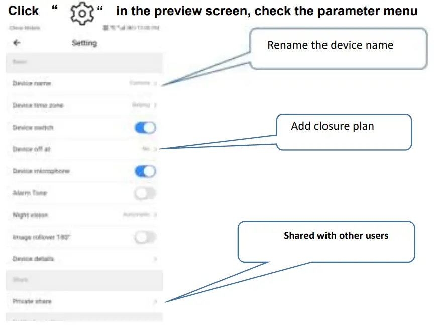 amazon Cloud WiFi Camera - 5 Preferences