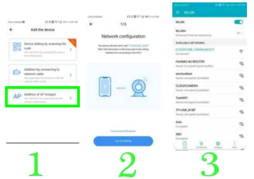 amazon Cloud WiFi Camera - Direct mode