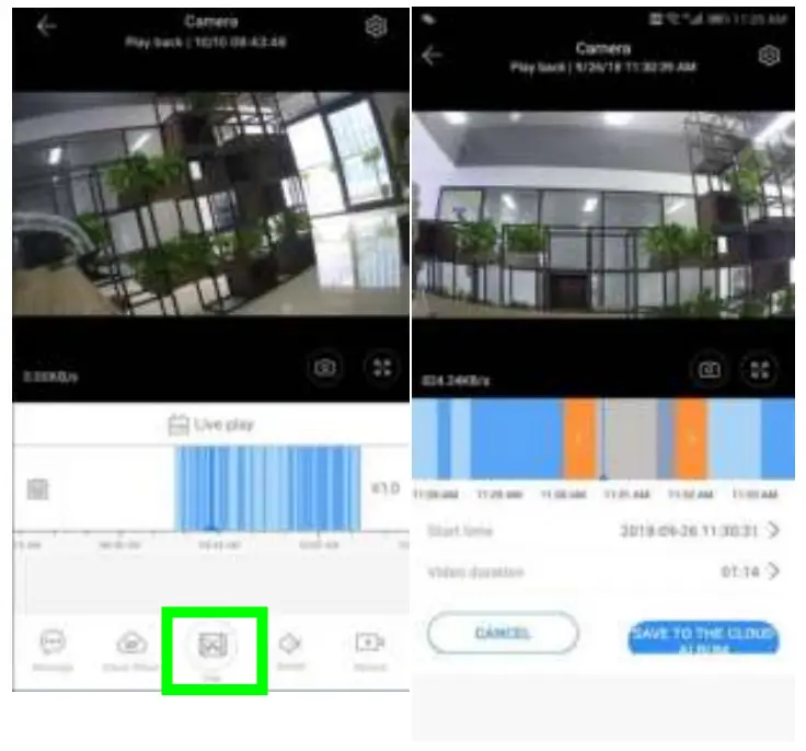 amazon Cloud WiFi Camera - Video clip