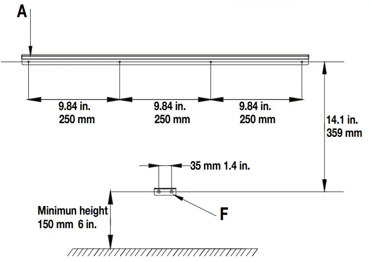 HOME DECORATORS COLLECTION SP6849 36 Inch Infrared Wall Mount Electric Fireplace - drill holes