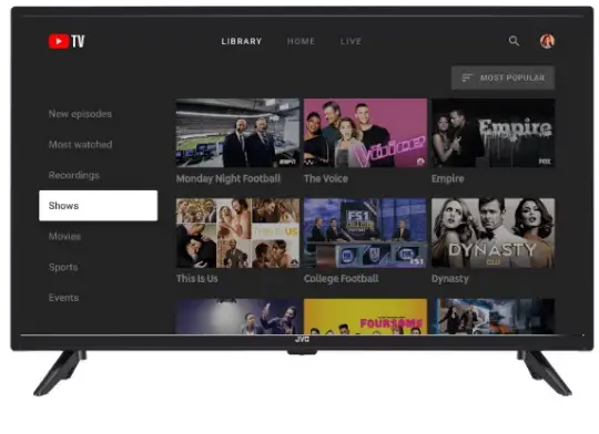 JVC LT-75VA8035 Bluetooth Wi-Fi 189 cm Smart TV