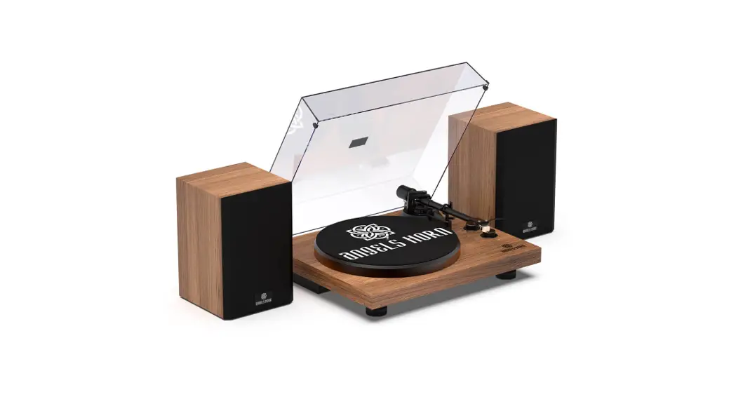 Angels Horn Hp-h00501 Walnut Bluetooth Turntable With Hi-fi Stereo Speakers User Manual Angels Horn Hp-h00501 Walnut Bluetooth Turntable With Hi-fi Stereo Speakers User Manual
