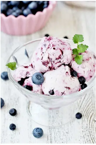 Blueberry Ice Cream