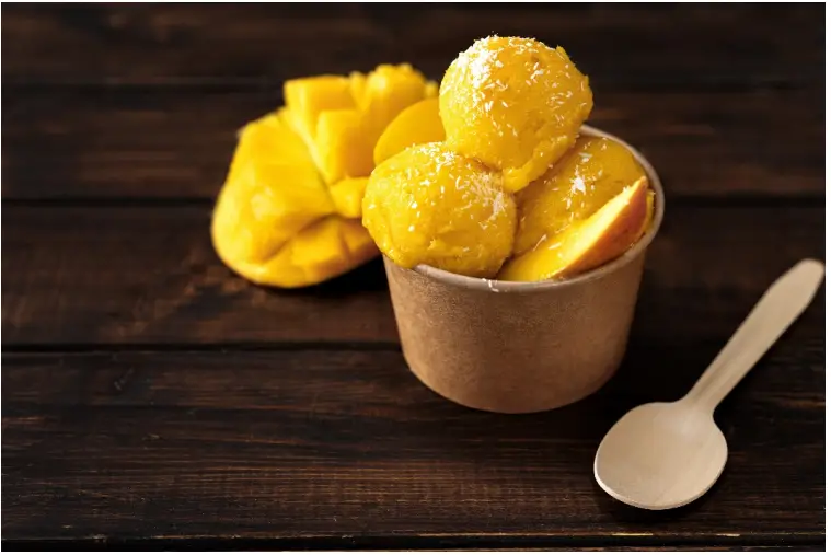 Mango & Coconut Ice Cream